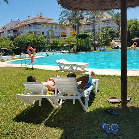 Apartment Puerto Banus 2 Rooms, 4 Personas Bajo Con Jardin Marbella